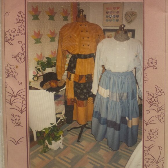 Three Vintage Clothing, Wall Hanging, and Quilting Patterns - Picture 6 of 7